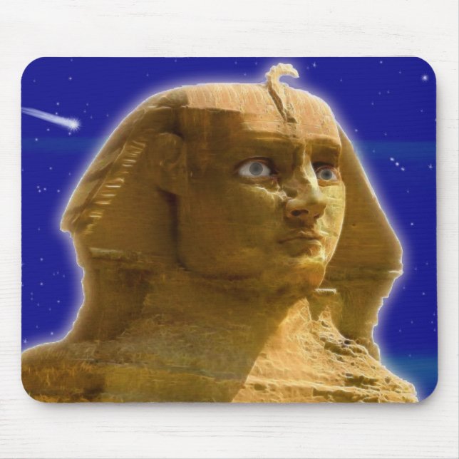 Ancient Egyptian Sphinx at Giza Art Design Mouse Pad (Front)
