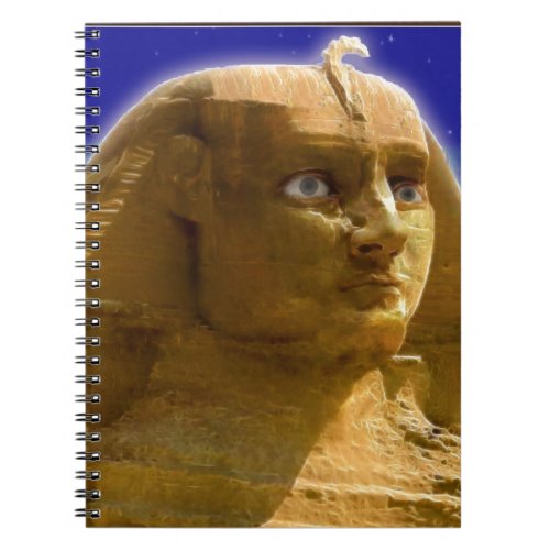 Ancient Egyptian Sphinx at Giza Art Design Notebook