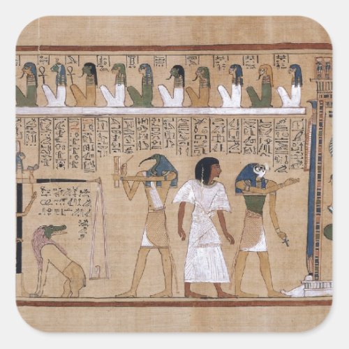 Ancient Egyptian Square Sticker