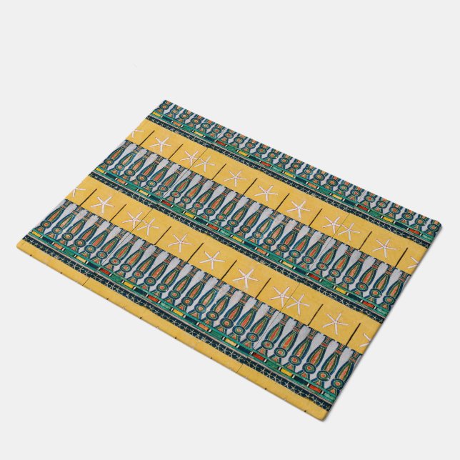 Ancient Egyptian style doormat (Angled)