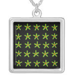 Ancient Egyptian Style Stars Silver Plated Necklace at Zazzle