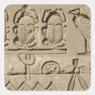 Ancient Egyptian Symbols Square Sticker