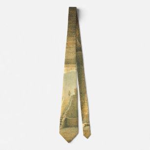 Ancient Egyptian Temple Of Esna Classical Art Neck Tie