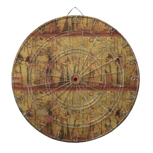 Ancient Egyptian Temple Wall Art Dartboard