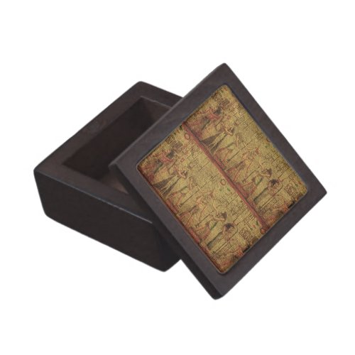 Ancient Egyptian Temple Wall Art Jewelry Box