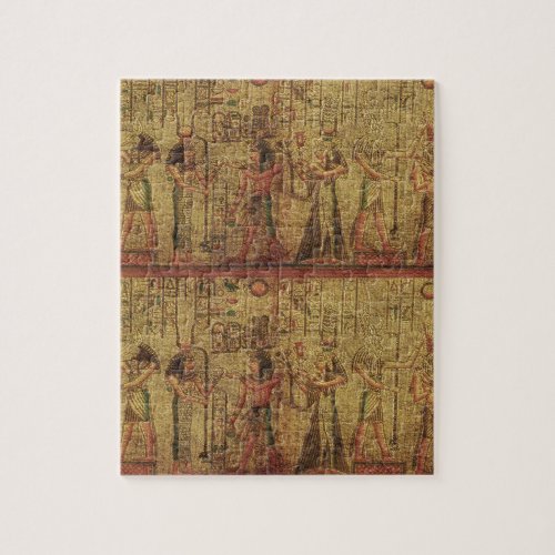 Ancient Egyptian Temple Wall Art Jigsaw Puzzle