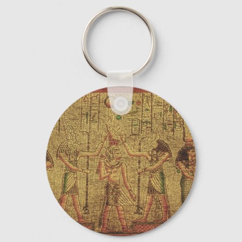 Ancient Egyptian Temple Wall Art Keychain