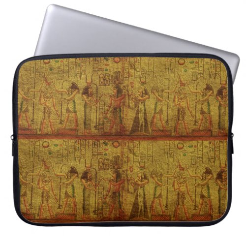 Ancient Egyptian Temple Wall Art Laptop Sleeve