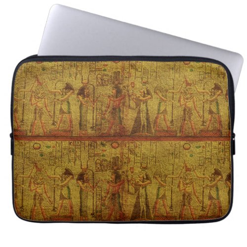 Ancient Egyptian Temple Wall Art Laptop Sleeve