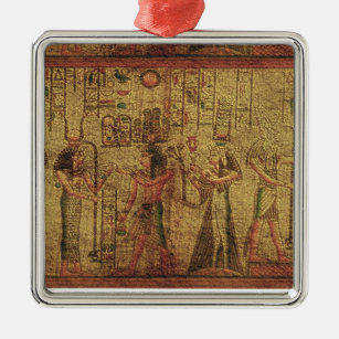 Ancient Egyptian Temple Wall Art Metal Ornament