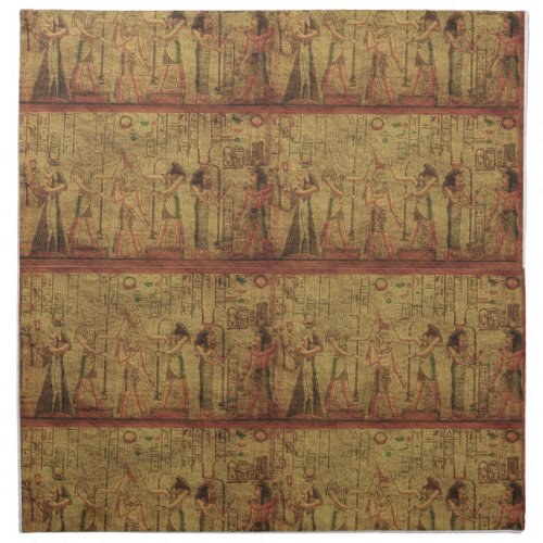 Ancient Egyptian Temple Wall Art Napkin