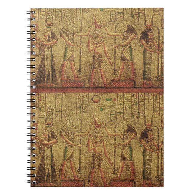 Ancient Egyptian Temple Wall Art Notebook (Front)