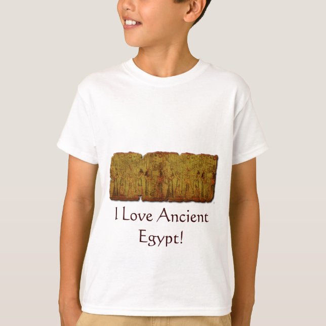 Ancient Egyptian Temple Wall Art T-Shirt (Front)