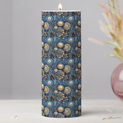 Ancient Egyptian Textile Pillar Candle