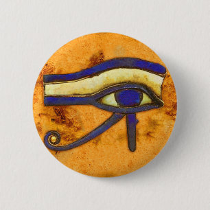 Ancient Egyptian The Eye of Horus Pinback Button