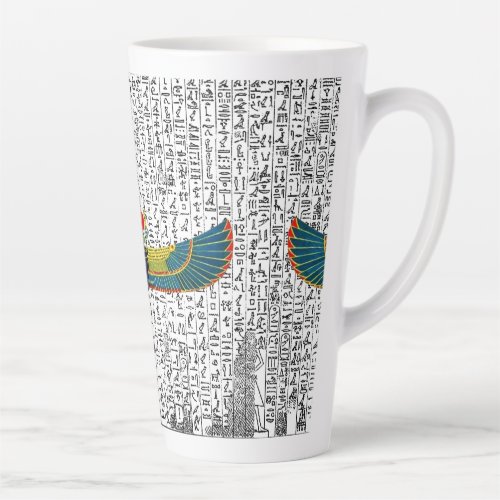 Ancient Egyptian Winged Scarab Mouse Pad Coffee Mu Latte Mug