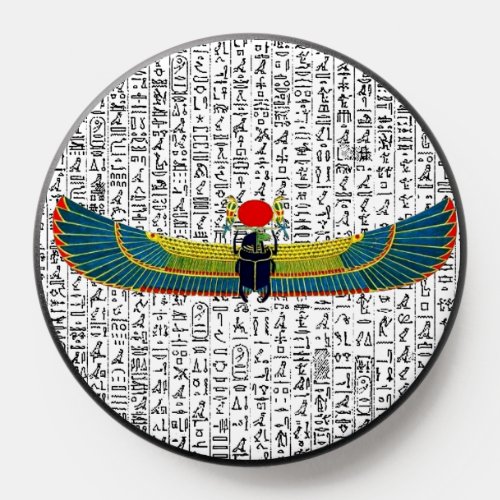 Ancient Egyptian Winged Scarab  PopSocket