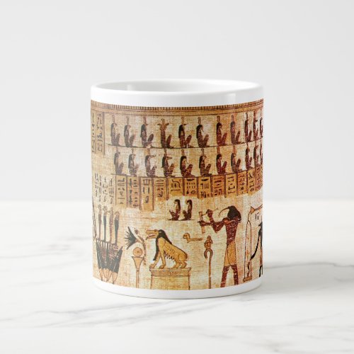 Ancient Egyptians Death Court Maat Godess Giant Coffee Mug