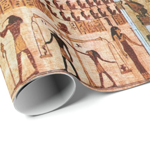 Ancient Egyptians Death Court Maat Godess Wrapping Paper