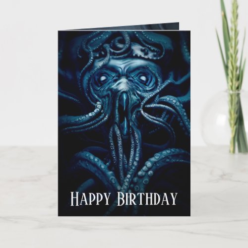 Ancient Eldtich Horror Deep Ocean Kraken Card