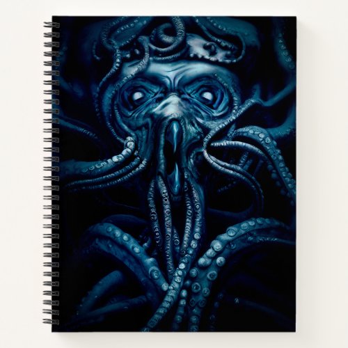 Ancient Eldtich Horror Deep Ocean Kraken Notebook