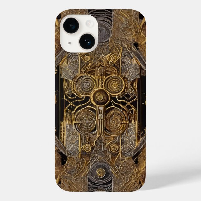 Ancient Elegance: Celtic & Egyptian Case-Mate iPhone Case (Back)