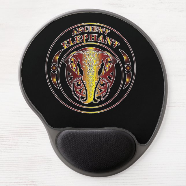 Ancient Elephant Mouse Pad (Front)