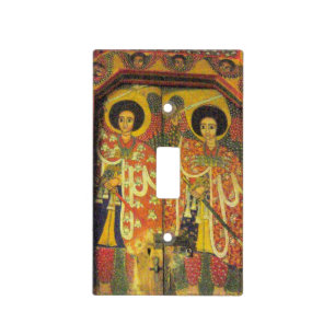 Ancient Ethiopian Art Design Light Switch Cover