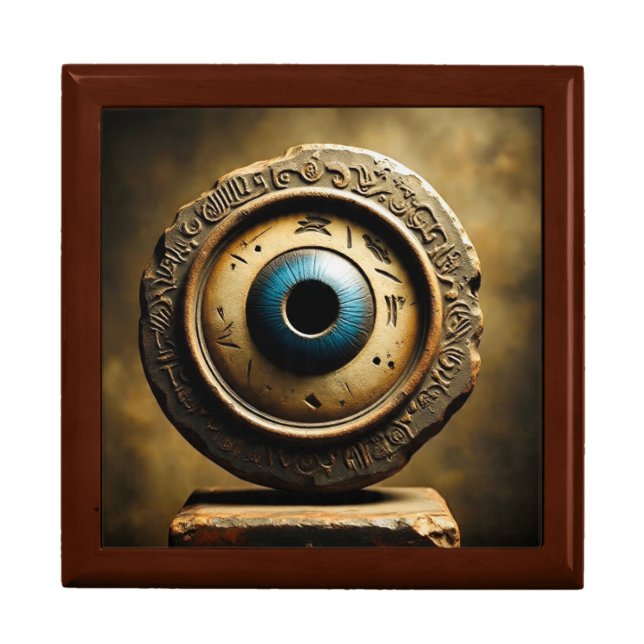 Ancient Evil Eye Protection Keepsake Box (Front)
