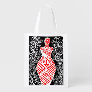 Ancient fertility goddess grocery bag