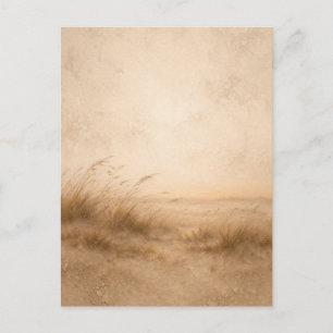Ancient Field Landscape Art Postcard