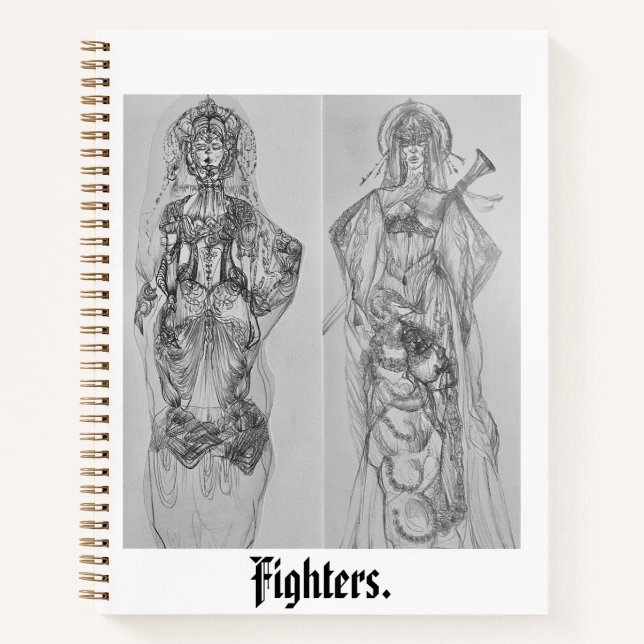 Ancient fighters,notebook notebook (Front)