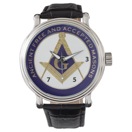 Ancient Free And Accepted Mason Watch