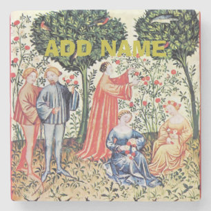 Ancient Garden, Growers, Wine, edit text Stone Coaster