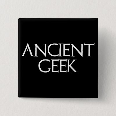 Ancient Geek Pinback Button