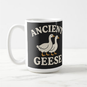 Ancient Geese Retro Aesthetic Art Print - Vintage Coffee Mug