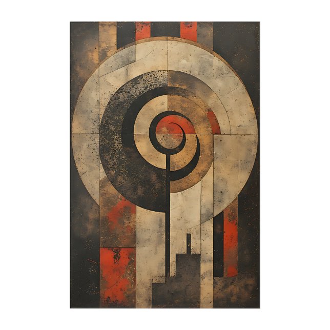 Ancient Geometric Acrylic Print (Front)
