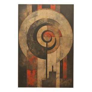 Ancient Geometric Wood Wall Art