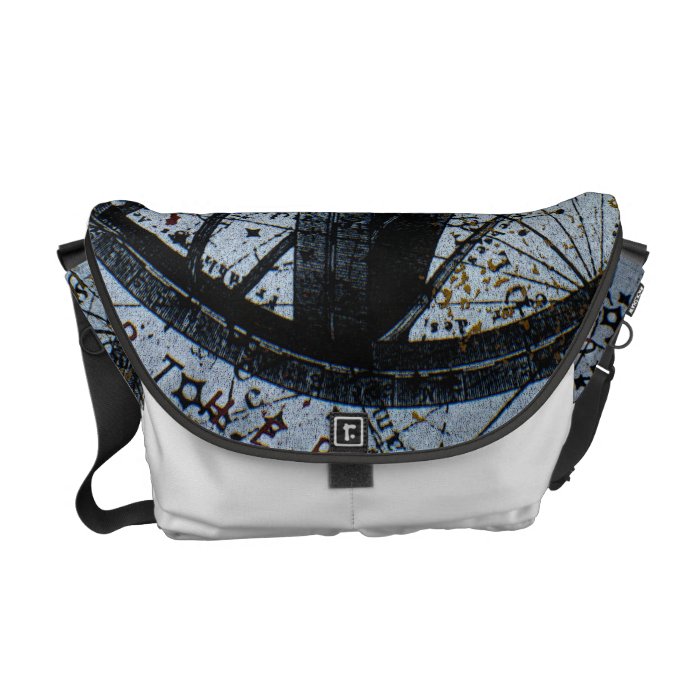 Ancient Globe Compass Messenger Bags