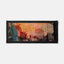 Ancient Glow - Abstract Landscape Sign