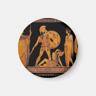 Ancient God And Goddess Frieze - Greece Magnet