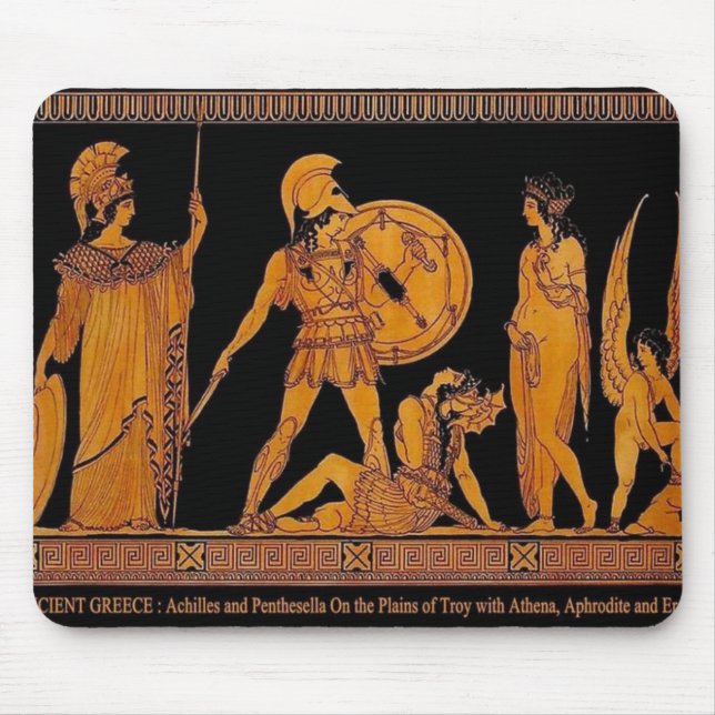 Ancient God And Goddess Frieze - Greece Mouse Pad (Front)