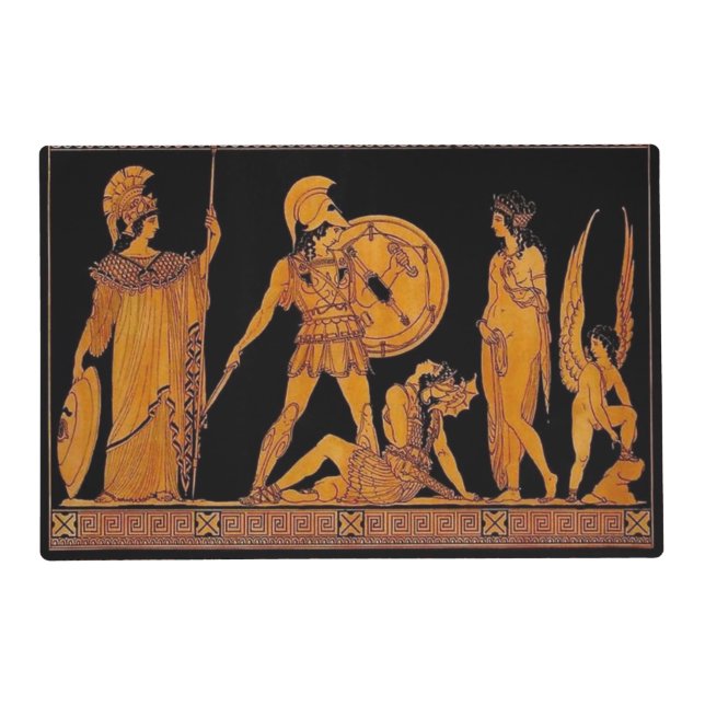 Ancient God And Goddess Frieze - Greece Placemat (Front)