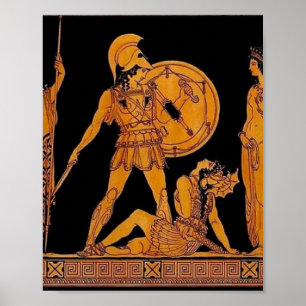 Ancient God And Goddess Frieze Poster