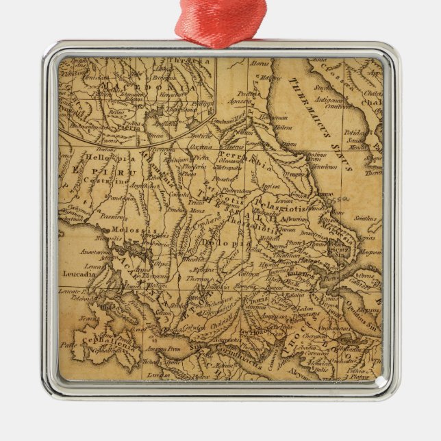 Ancient Greece 2 Metal Ornament (Front)