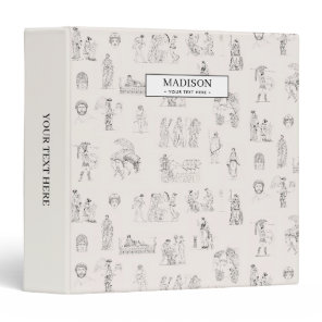 Ancient Greece Classical Greek History Pattern 3 Ring Binder