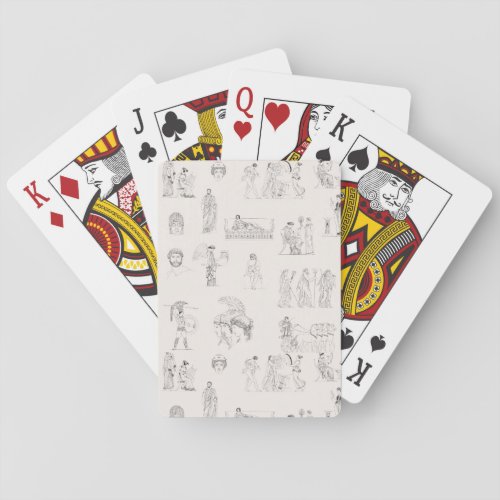 Ancient Greece Classical Greek History Pattern Playing Cards