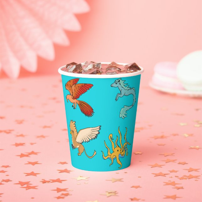 Ancient Greece Mythology Paper Cups (Insitu)