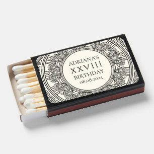 Ancient Greece or Rome Themed Birthday Party Matchboxes