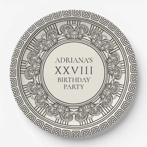 Ancient Greece or Rome themed Birthday Party  Paper Plates
